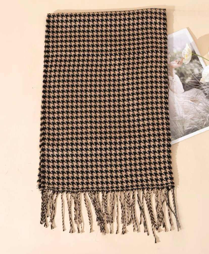 Plaid scarf unisex