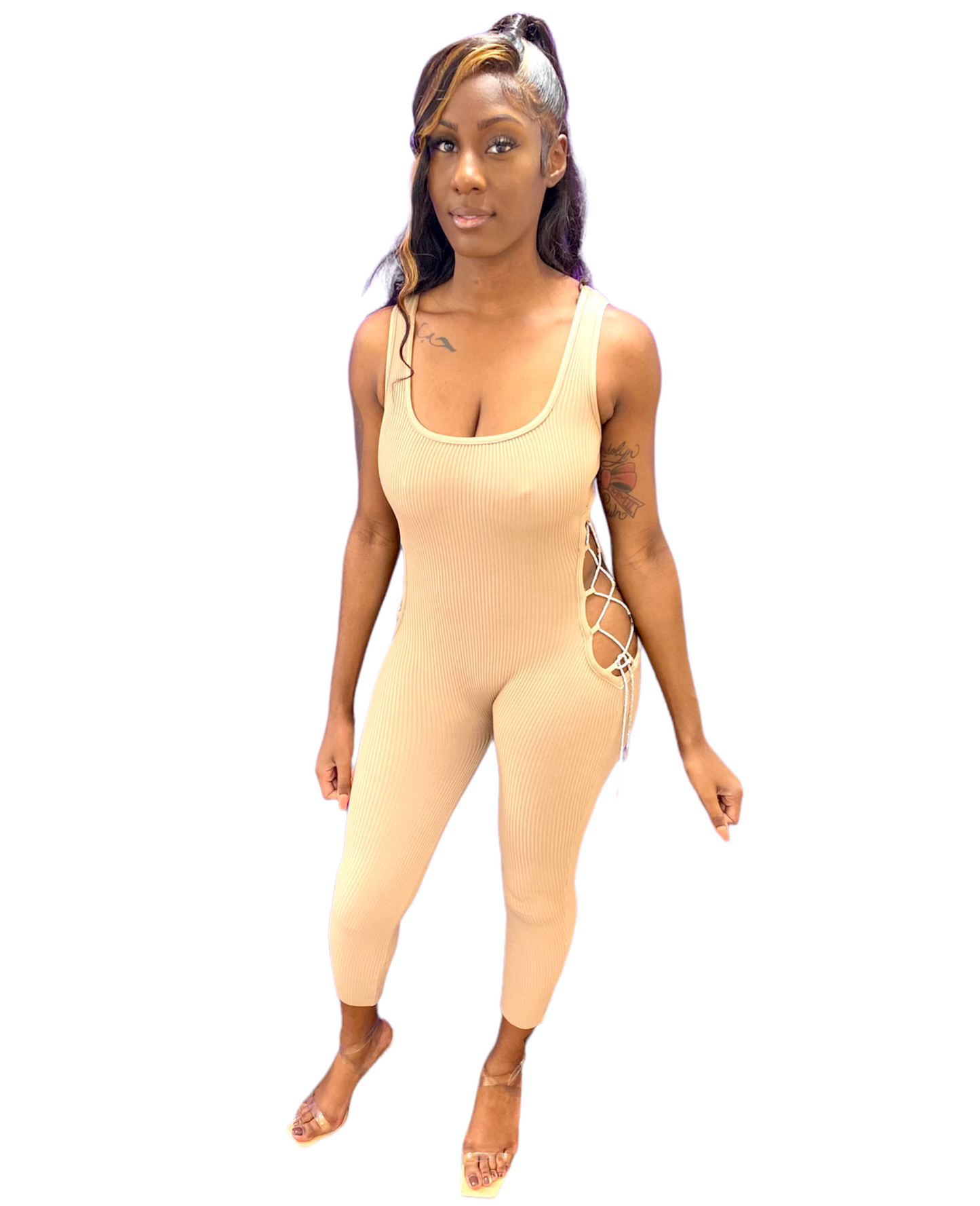 Diamond string bodysuit