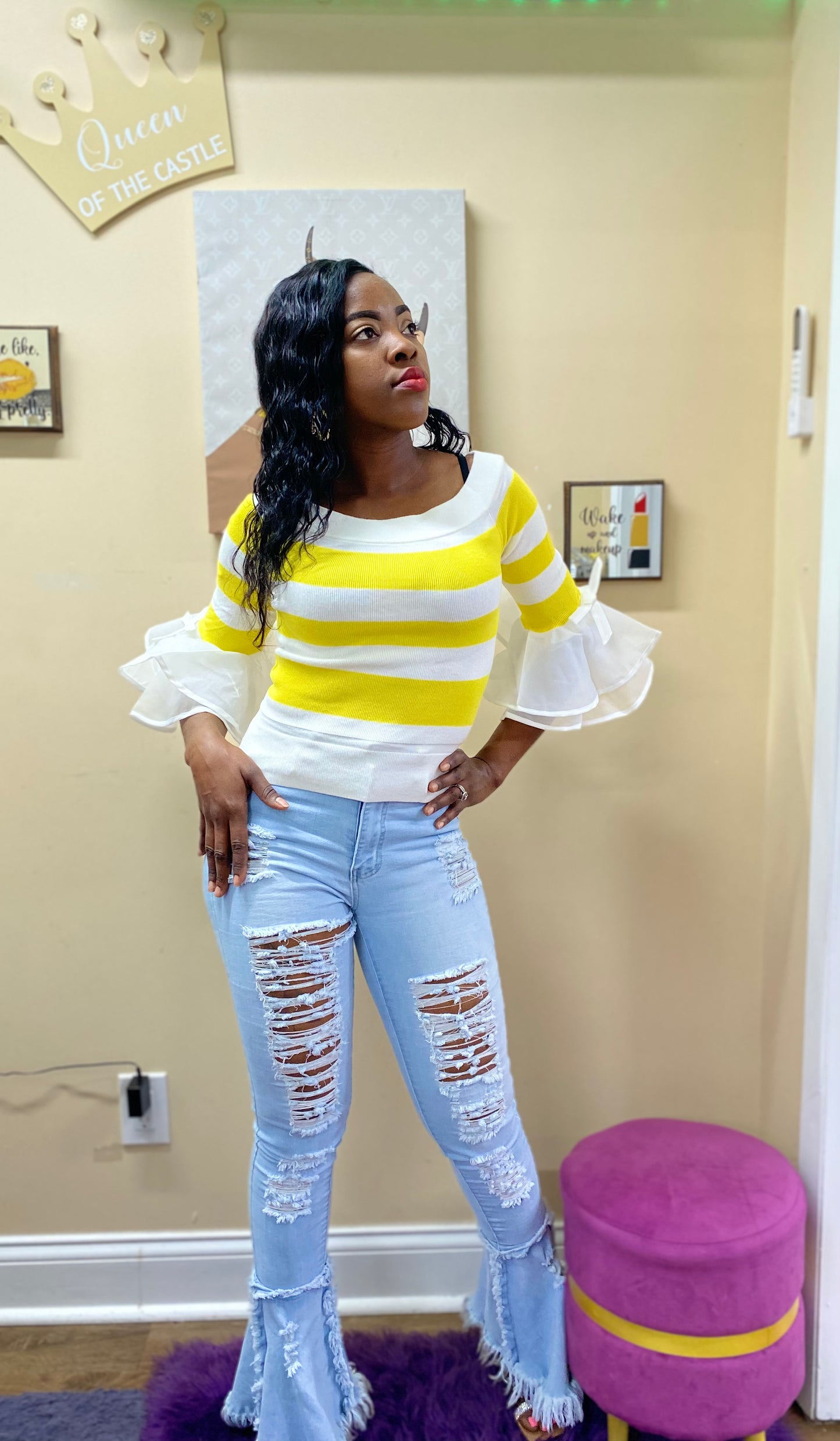 Summer fly top