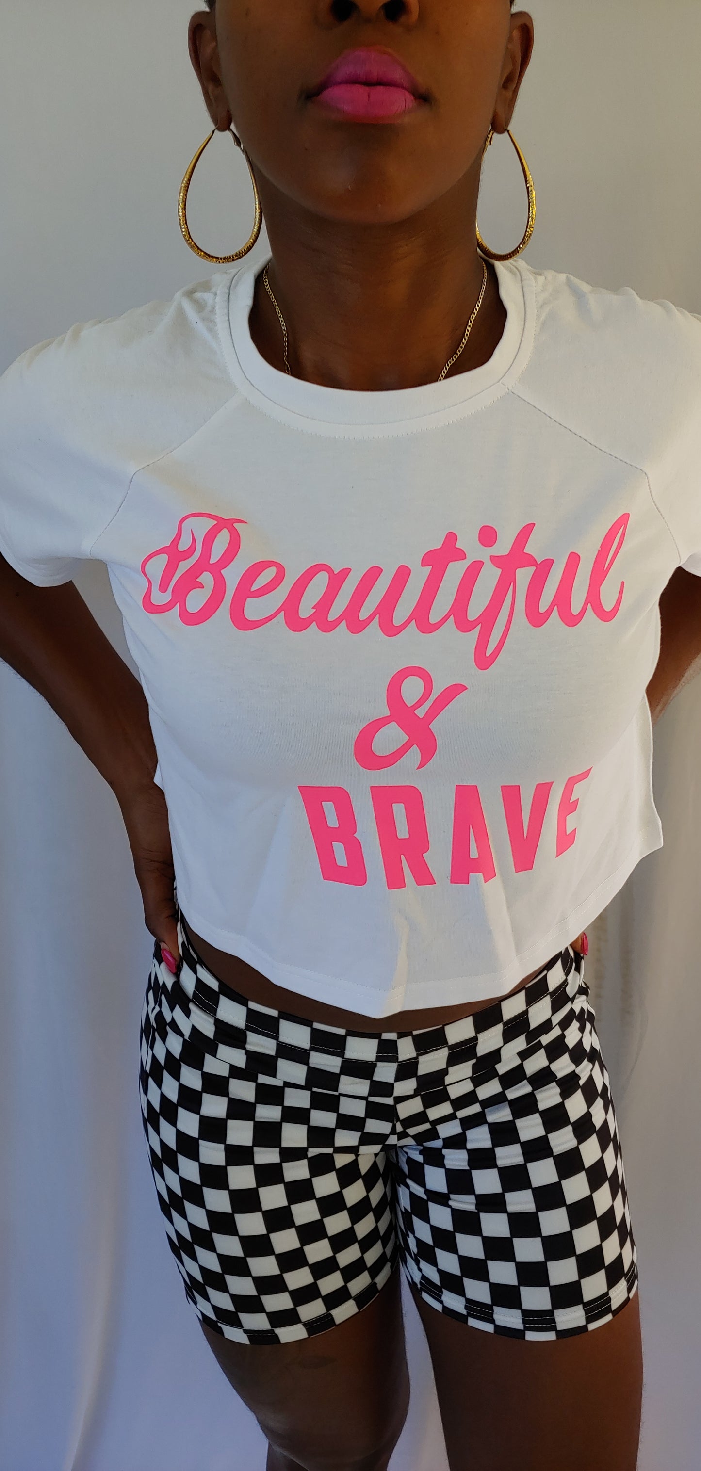 AGP Pearls logo crop tops