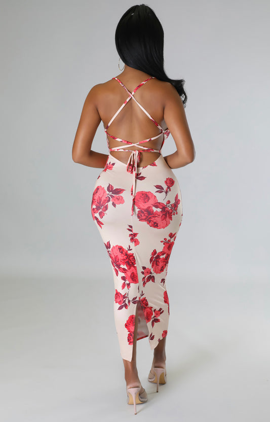 Beautiful flower Maxi Dress