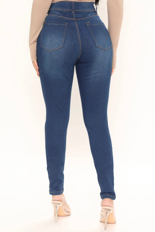 Skinny jeans dark blue