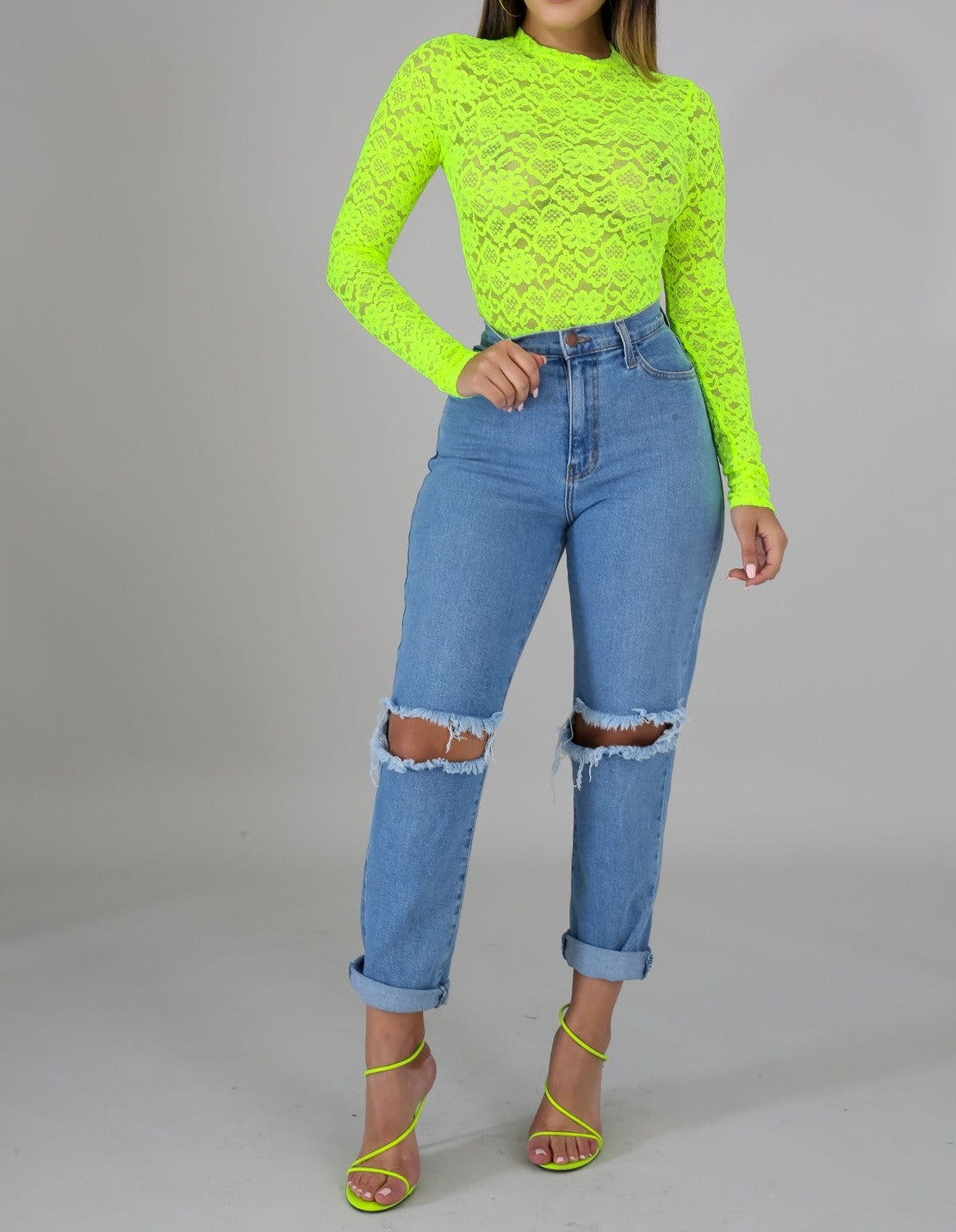 Mesh body suit