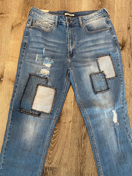 Men’s fashion patch Jeans