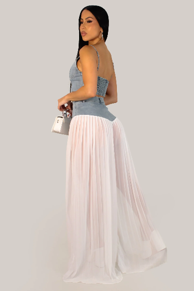 Dream Fantasy Denim Pant Set