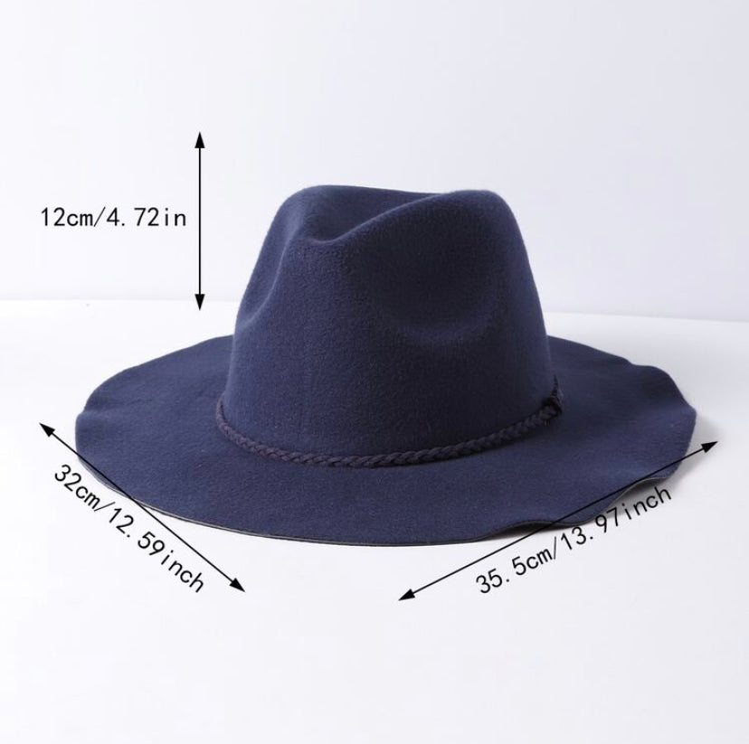 Unisex fendora hat