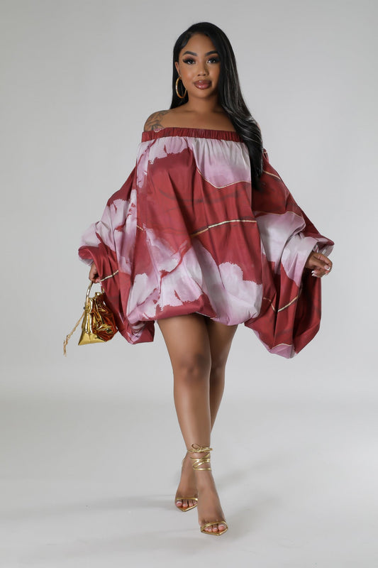 Wine Night Tunic Dress