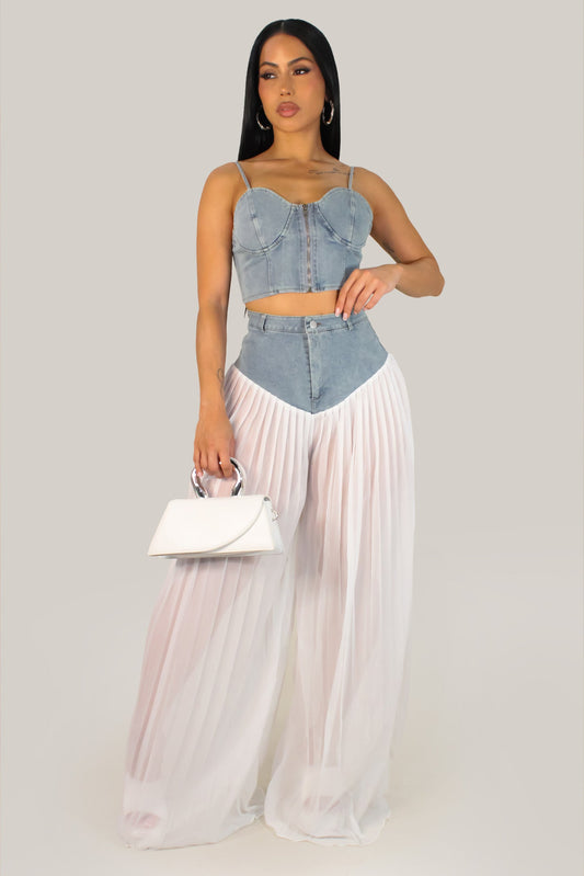 Dream Fantasy Denim Pant Set