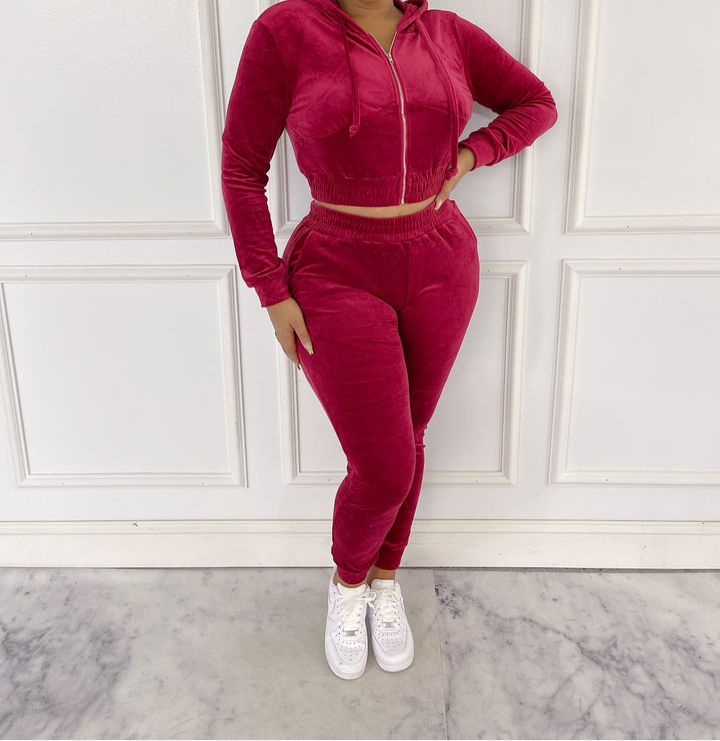 Sierra velvet 2pcs sweats