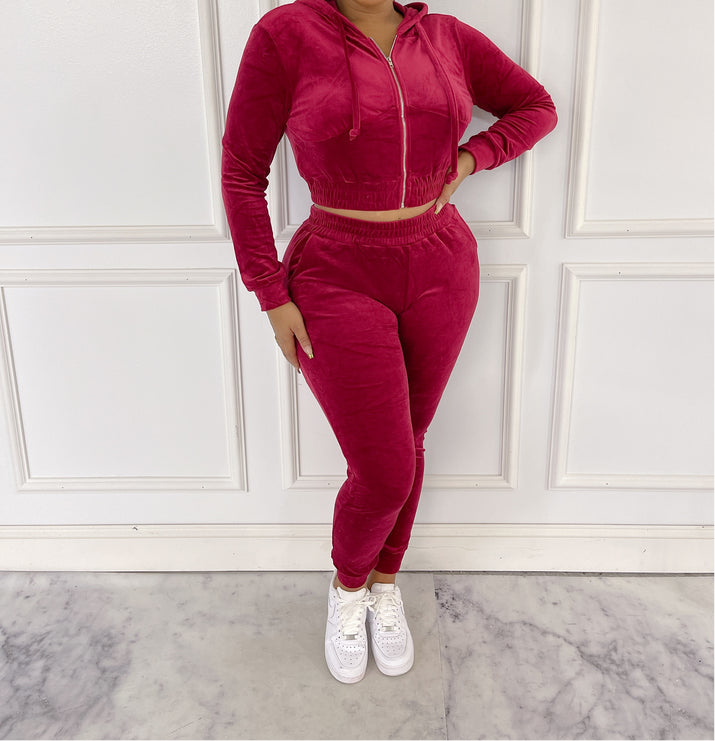 Sierra velvet 2pcs sweats