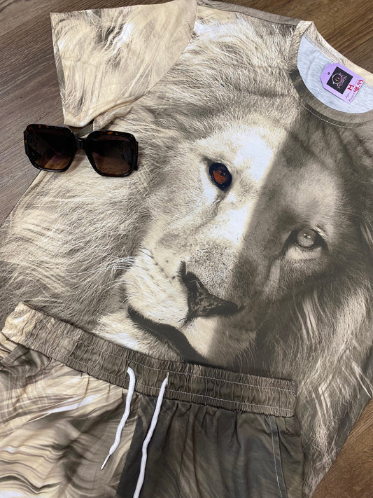 Men’s 2pcs drawstring shorts