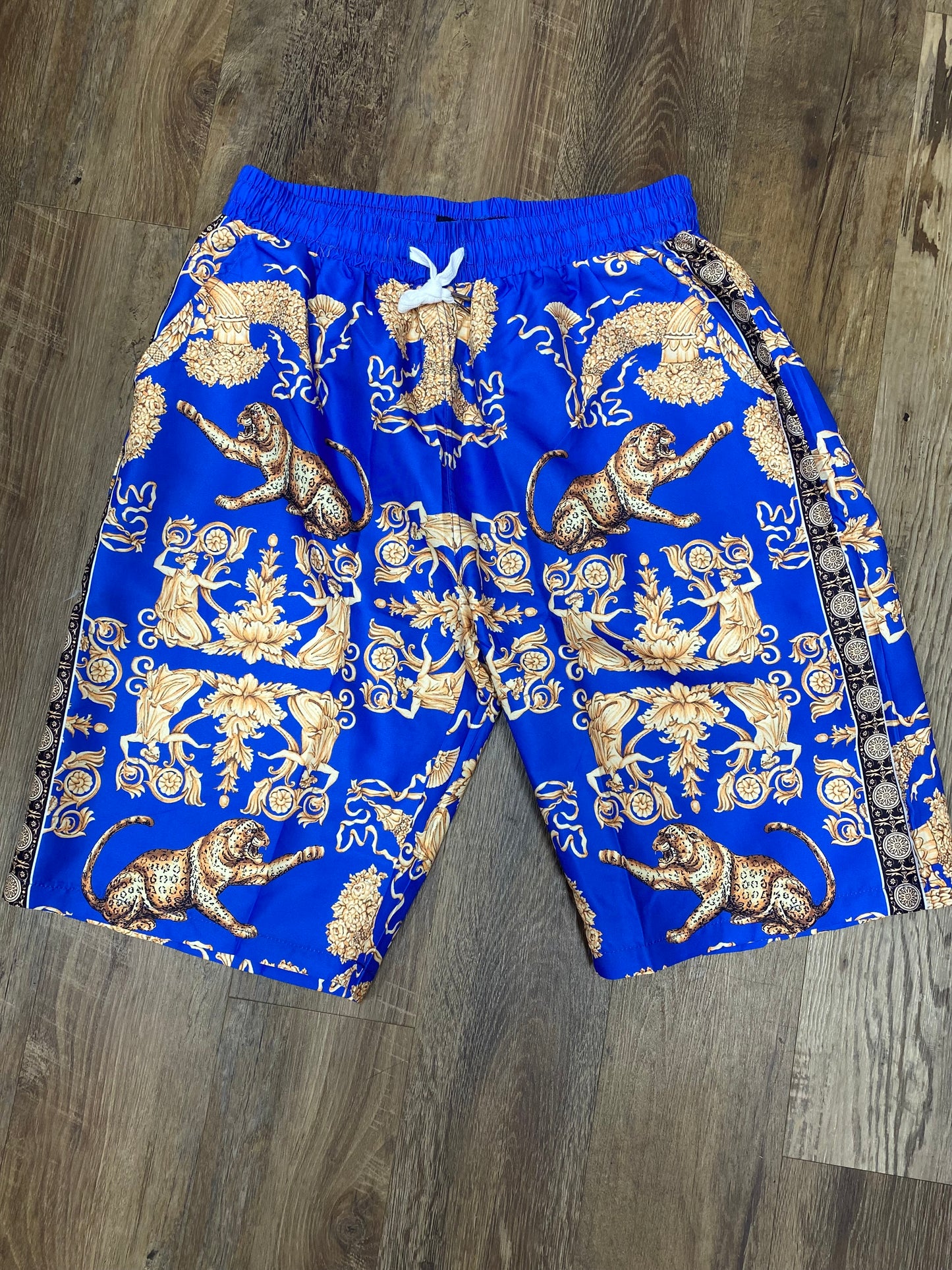 Men’s designer drawstring shorts