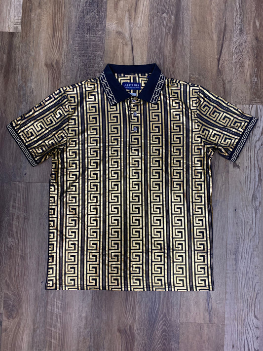 Men’s maze print dress top