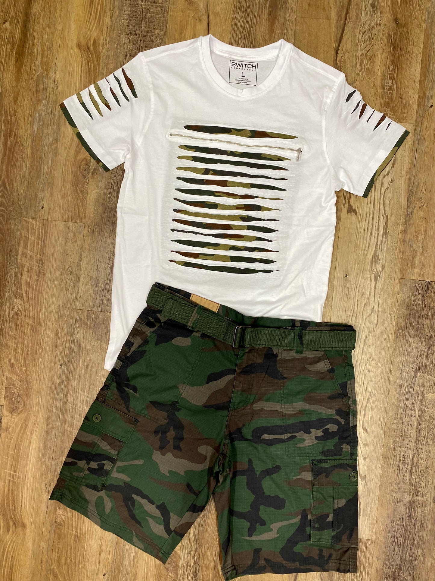 Men’s cargo short set