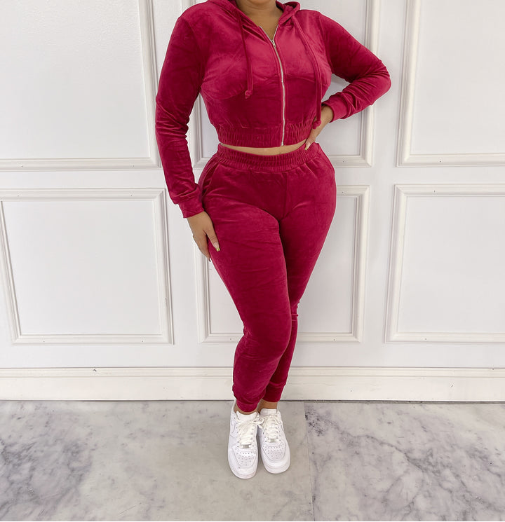 Sierra velvet 2pcs sweats