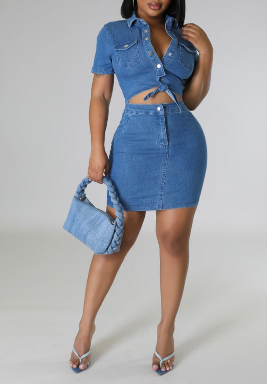 Daytona denim dress