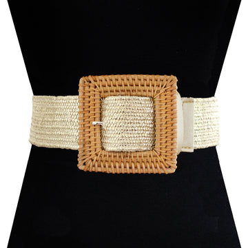 Electric wood belt gold