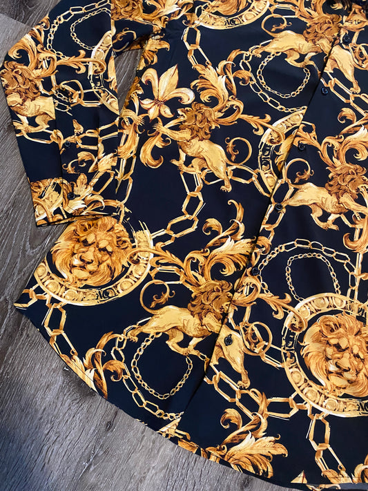 Men’s long sleeve button up