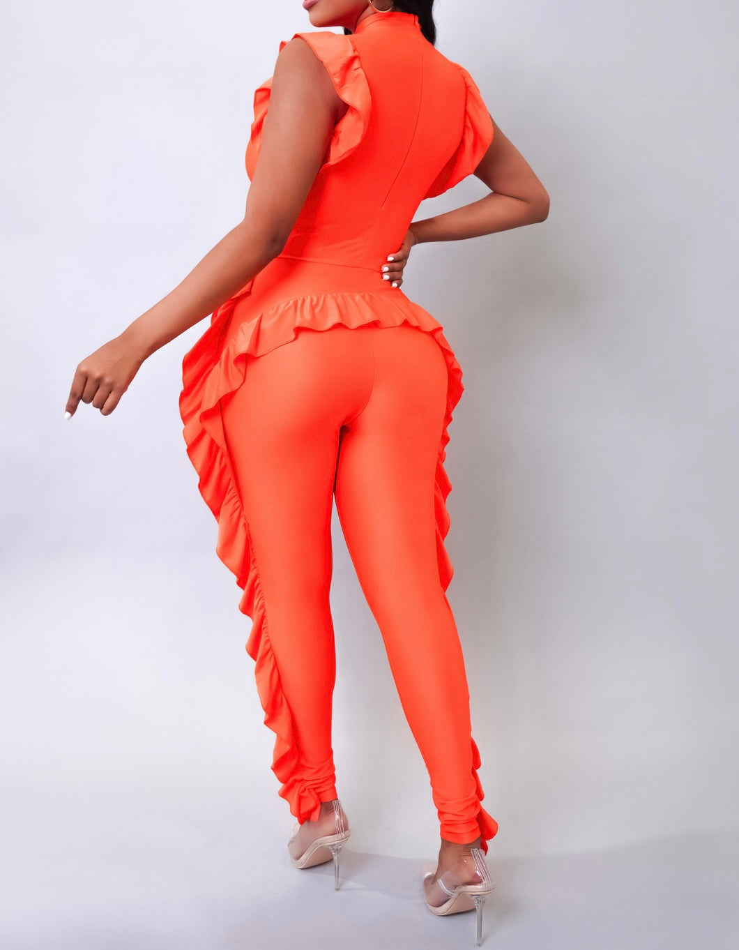 Cario Orange Jumpsuit