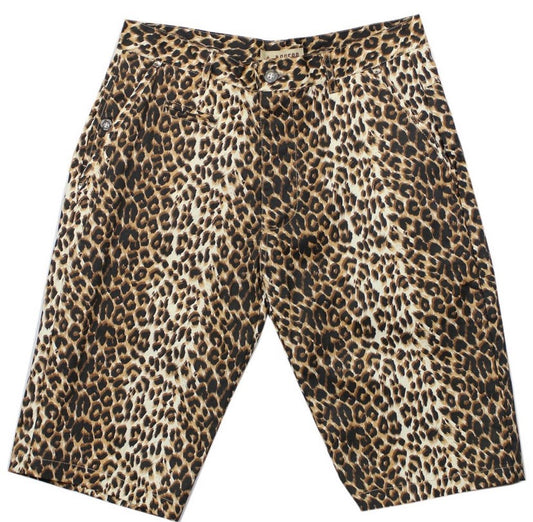 Animal print shorts