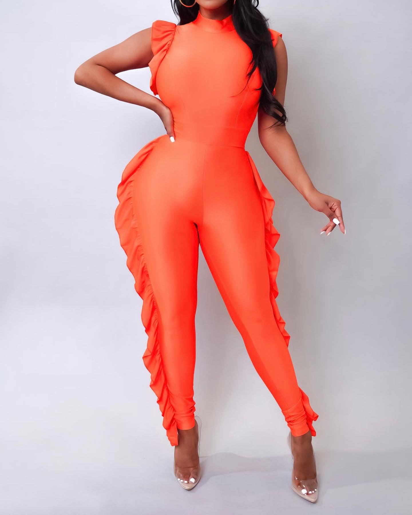 Cario Orange Jumpsuit