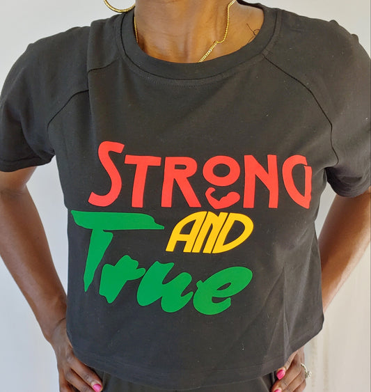 AGP Pearls logo crop tops