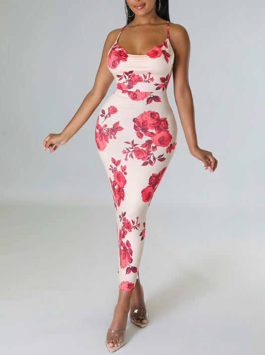 Beautiful flower Maxi Dress