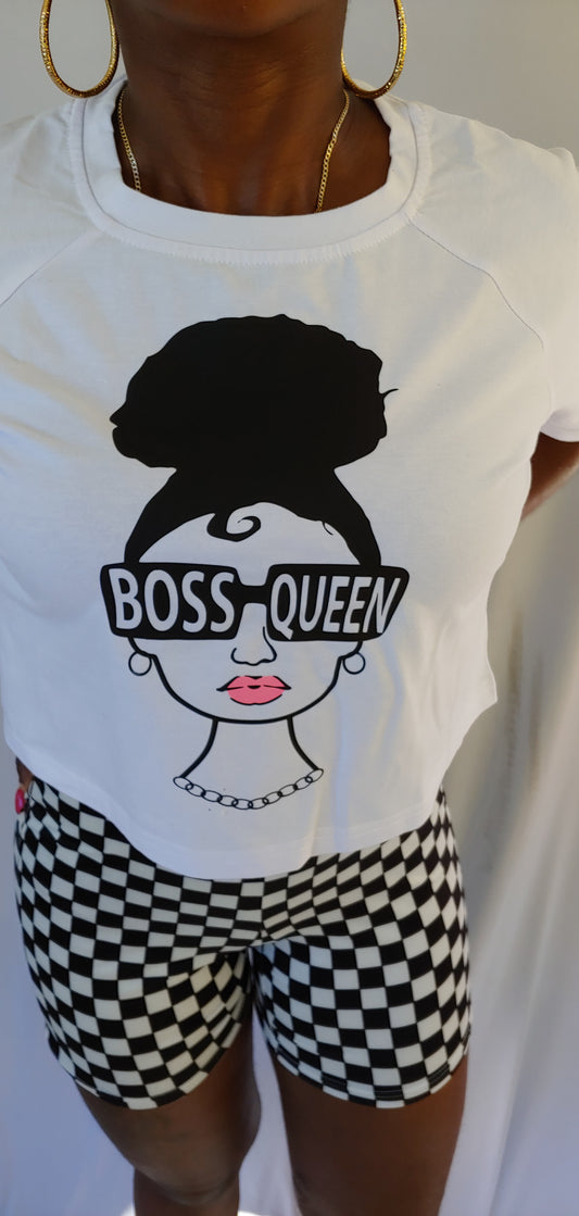 AGP Pearls logo crop tops