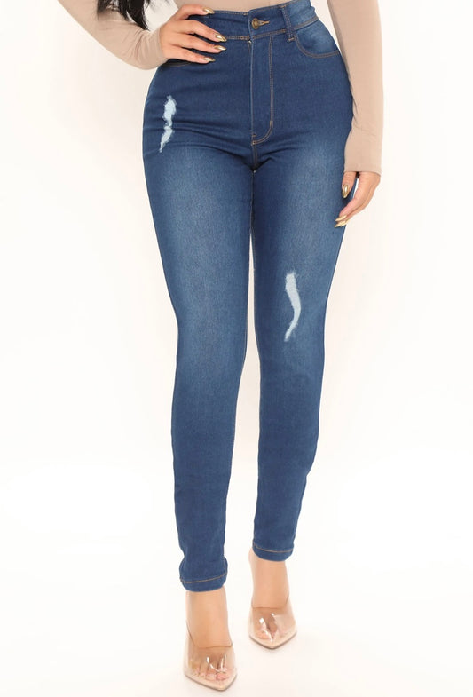 Skinny jeans dark blue
